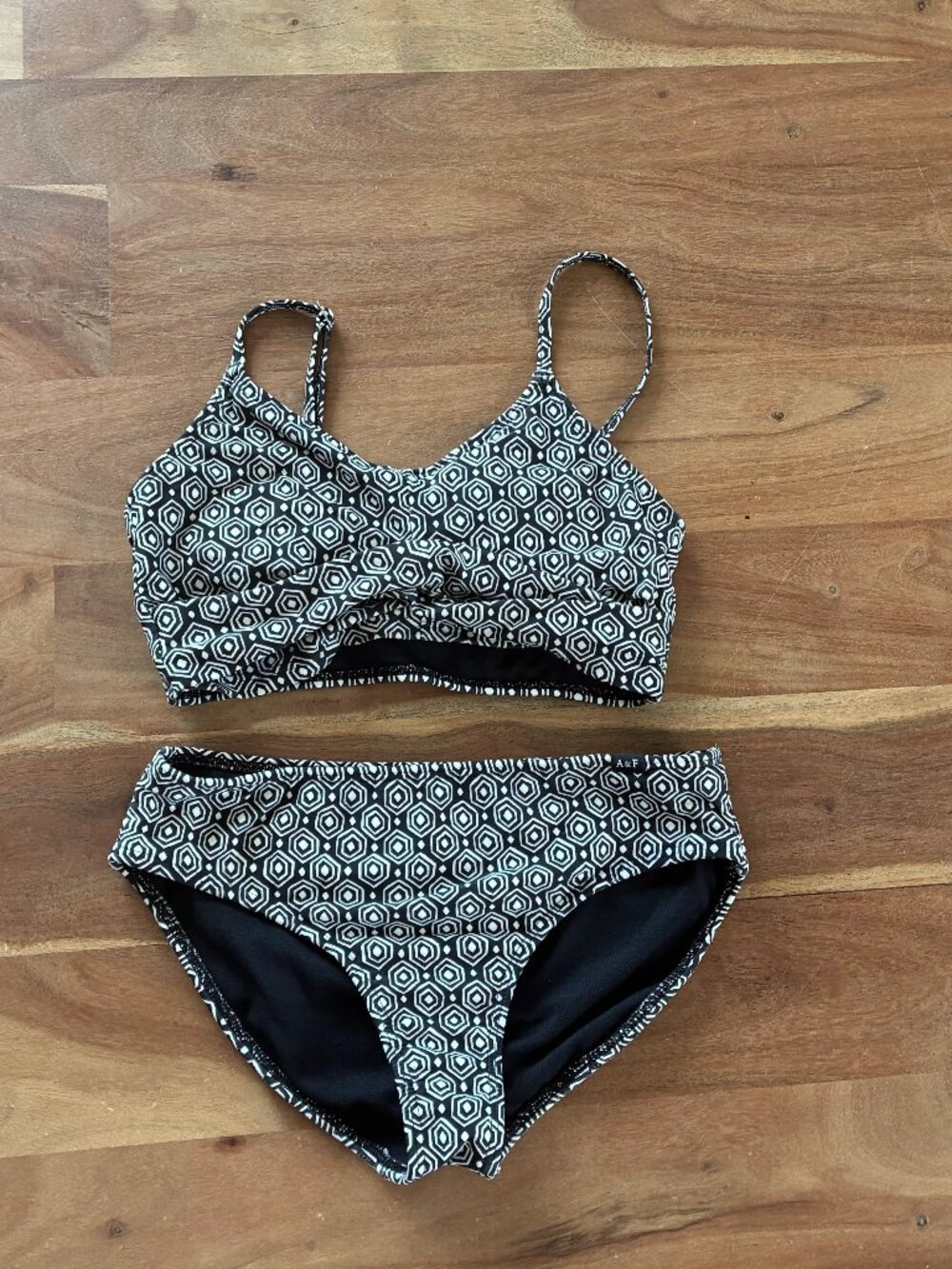 Abercrombie Kids - geometric two-piece bikini swimsuit